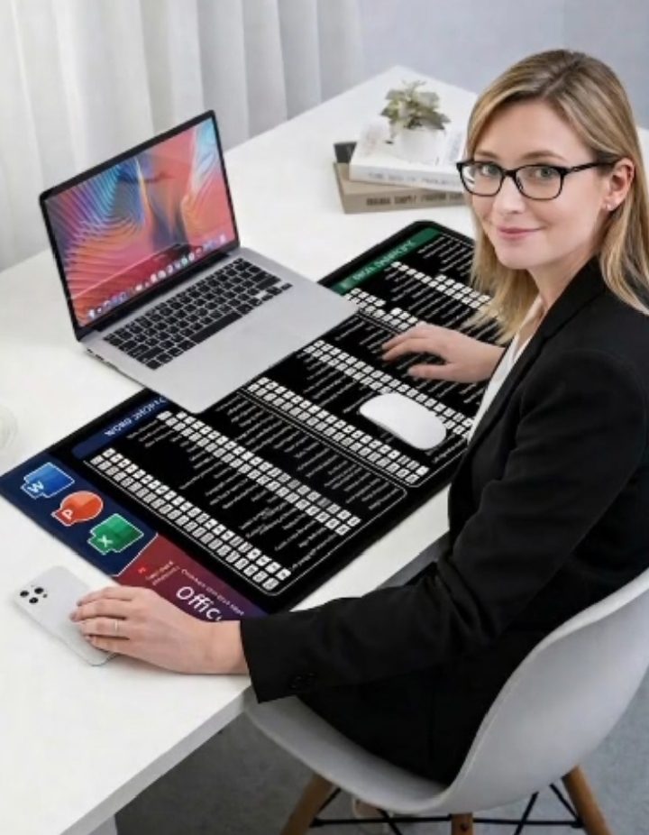 Tapis de souris raccourcis clavier Word, Excel, PowerPoint